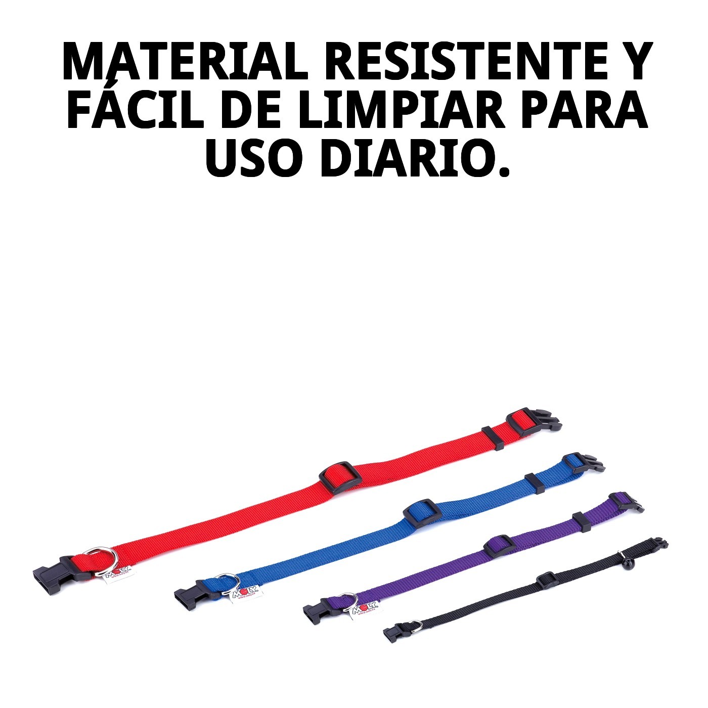 Nylon-Halsband glatt 25-40cm x 1,5cm — Foto 5