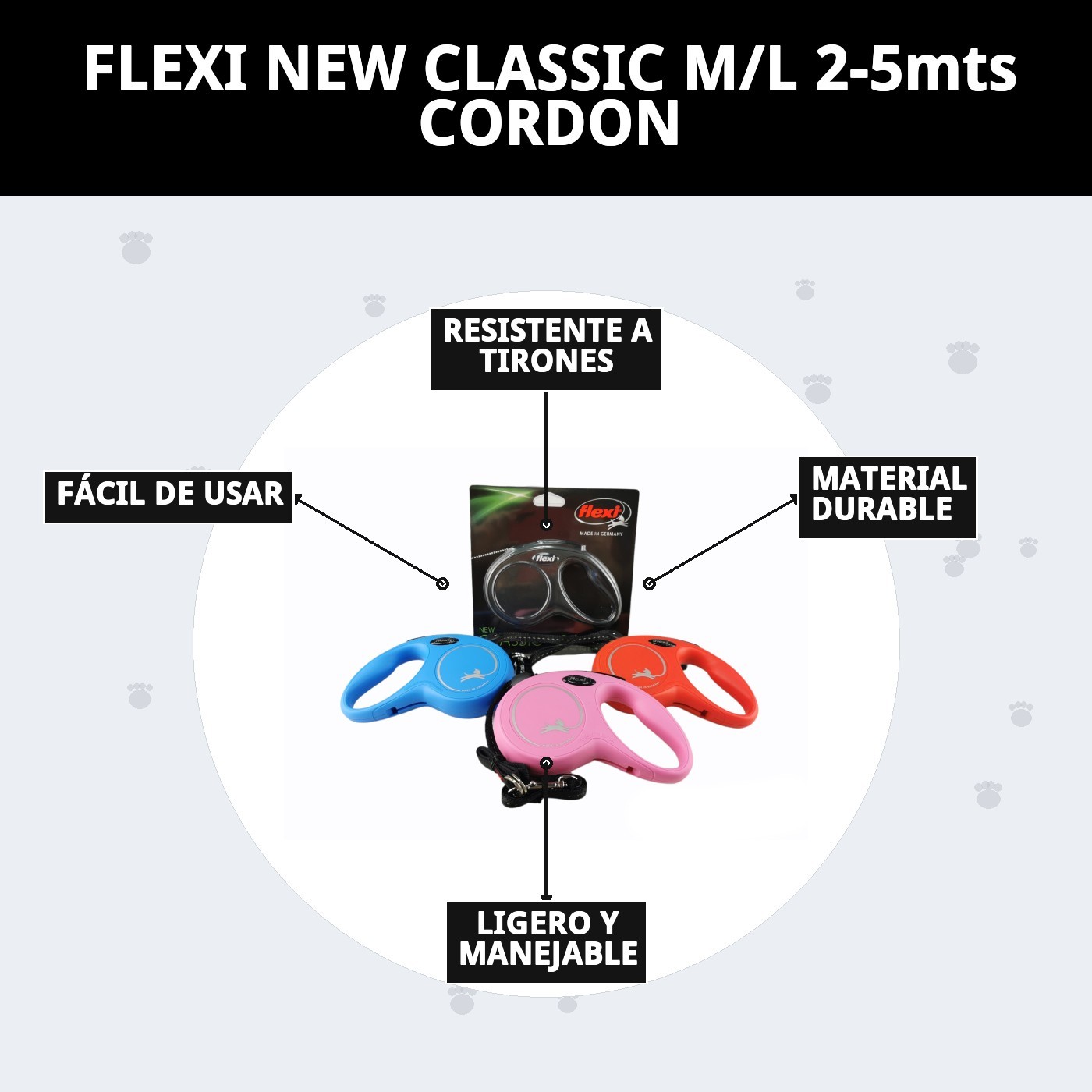 Leine FLEXI New Classic M/L 2-5m — Foto 11
