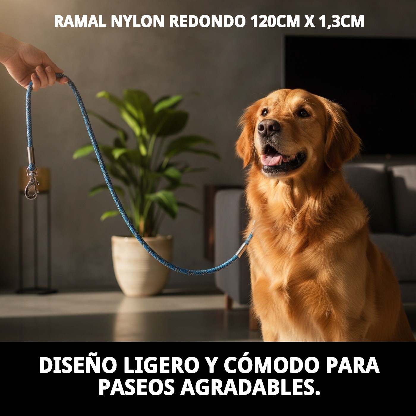 Moly Runde Nylonleine 120cm x 1,3cm — Foto 7
