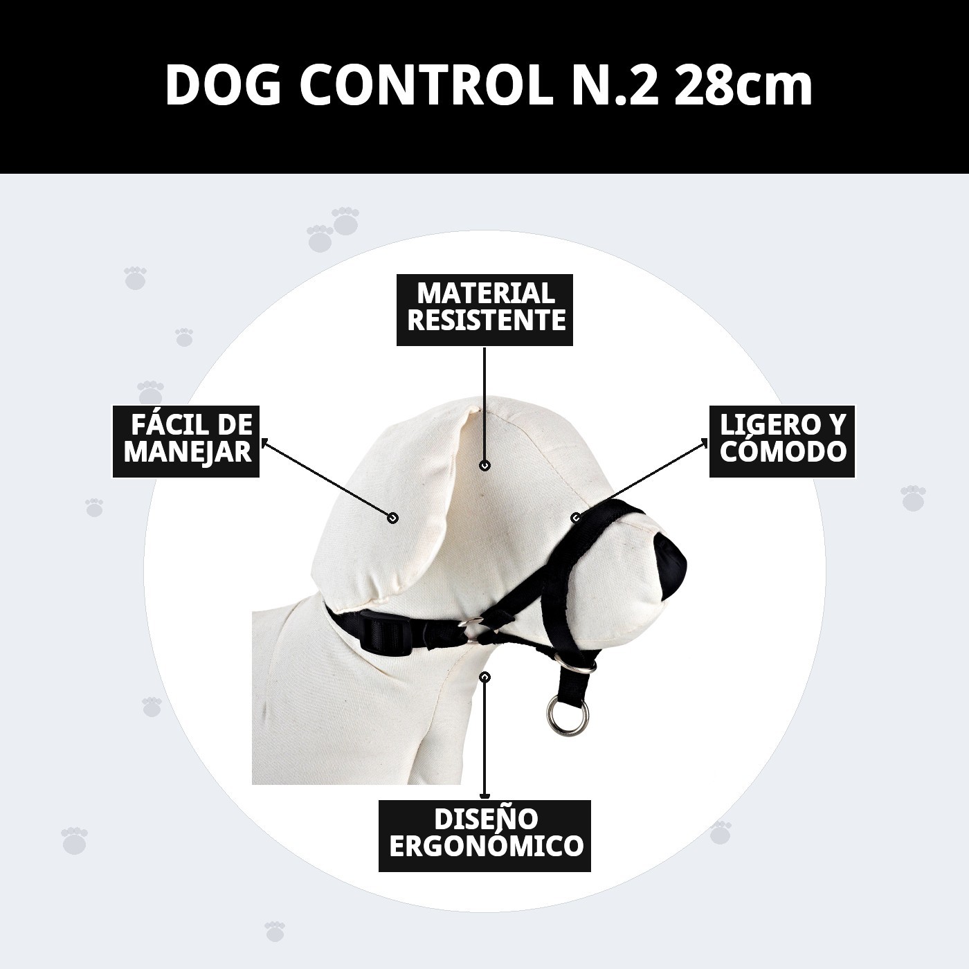 Maulkorb DOG CONTROL N.2 28cm — Foto 8