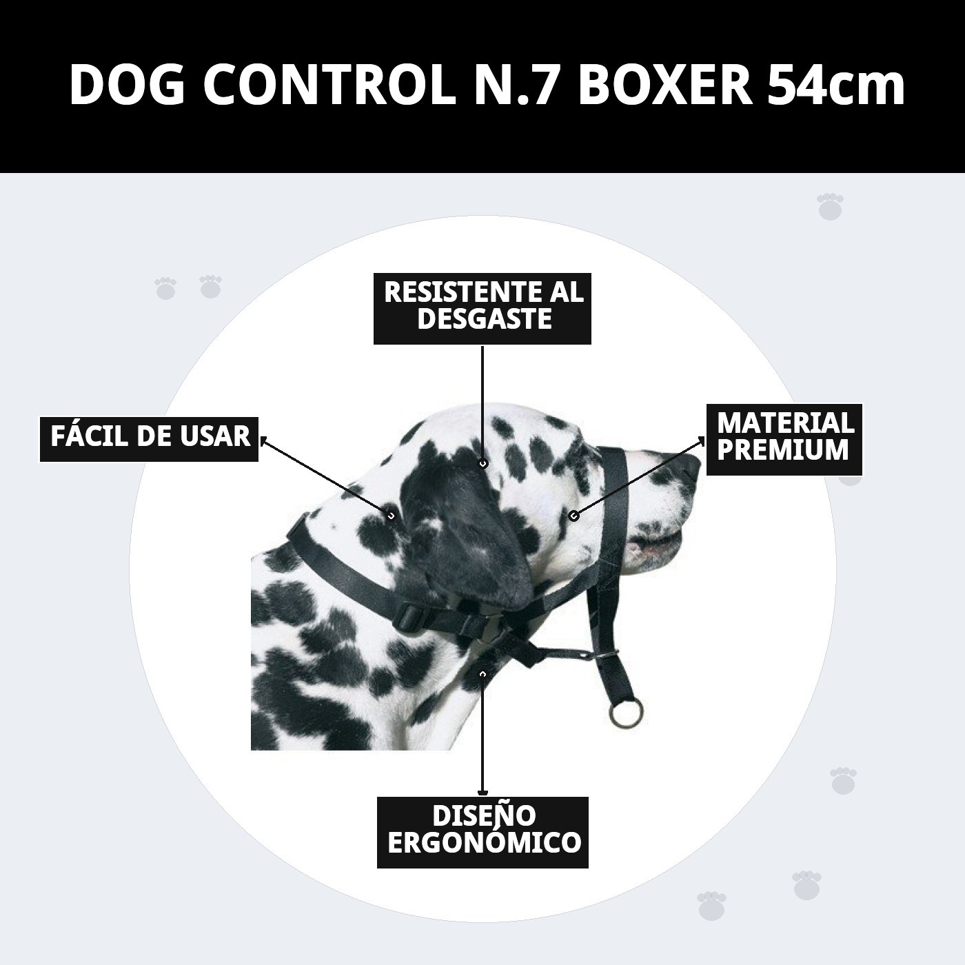 Maulkorb DOG CONTROL N.7 für Boxer 54cm — Foto 10