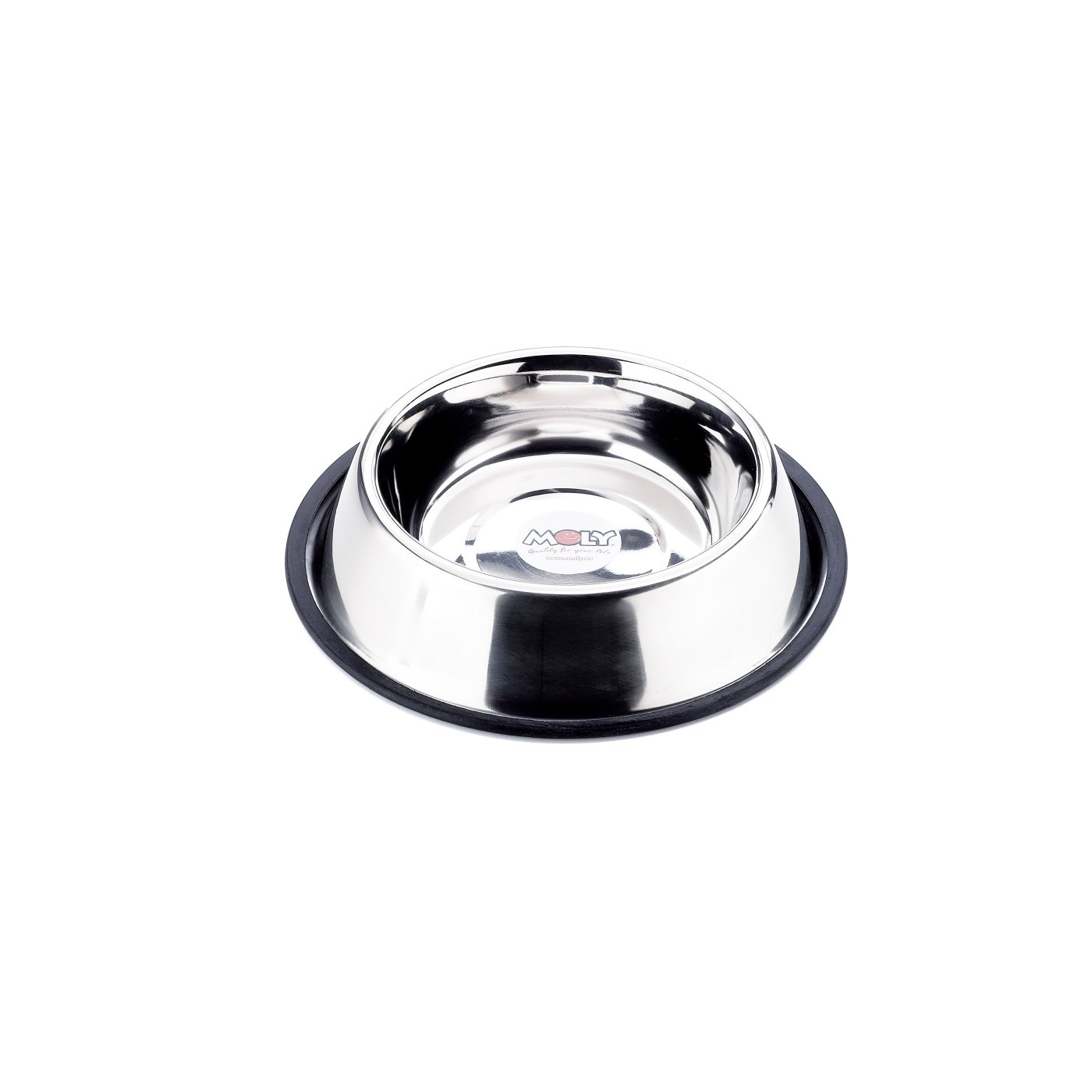 Edelstahl-Futternapf mit Überlaufschutz 18 cm - 0,90 L