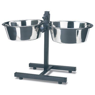 Doppel-Futterspender verstellbar 25cm 2 x 2,6 l — Foto 3