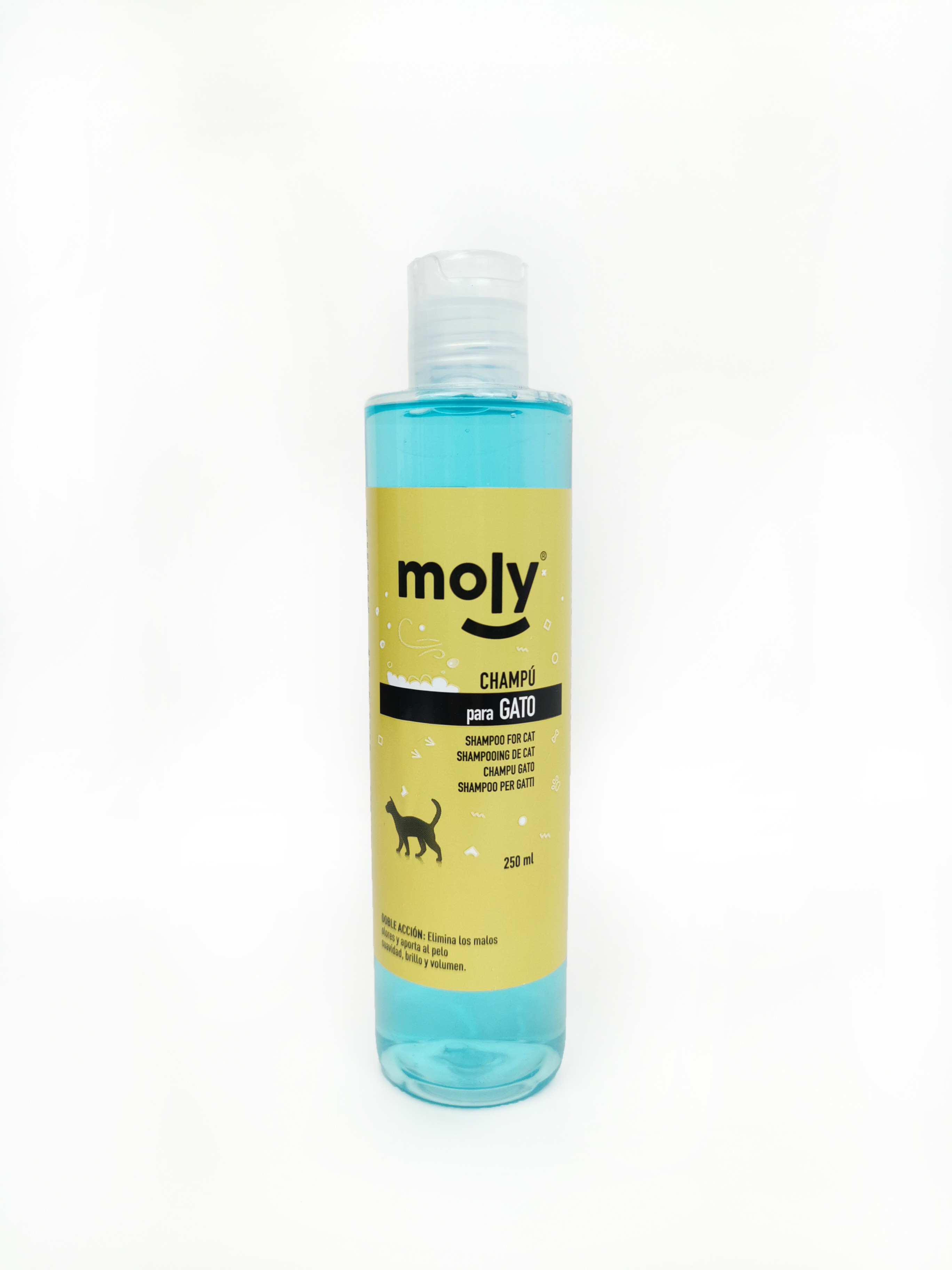 Desodorierendes Shampoo für Katzen, proteinreich - Moly 250 ml