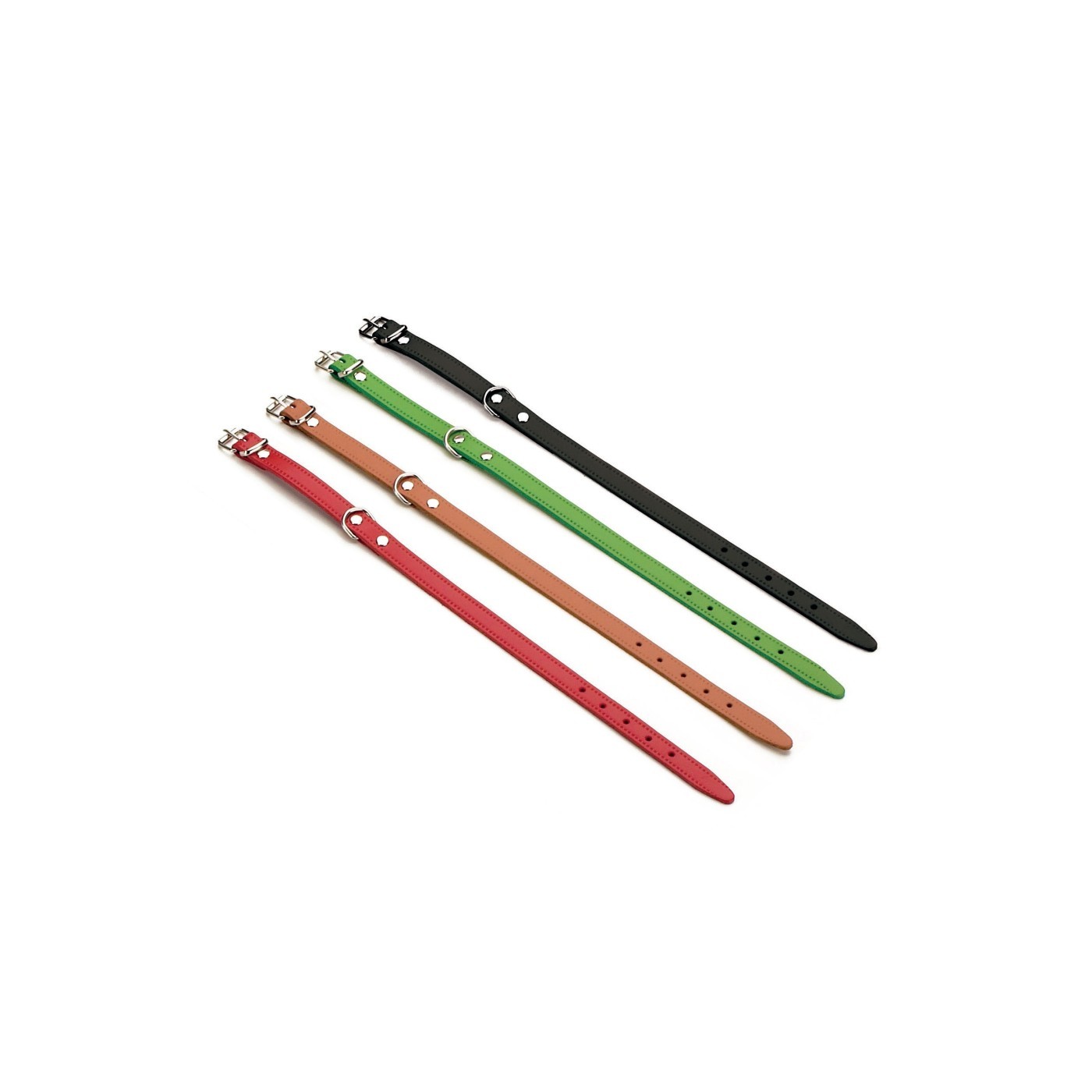Glatter Lederhalsband 45x1.8 cm