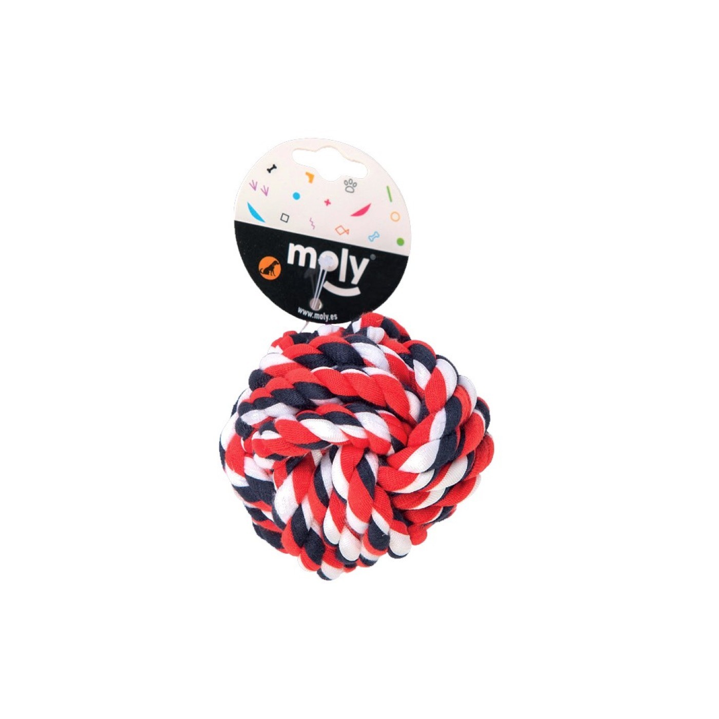 Kau-Ball aus Baumwolle 10cm