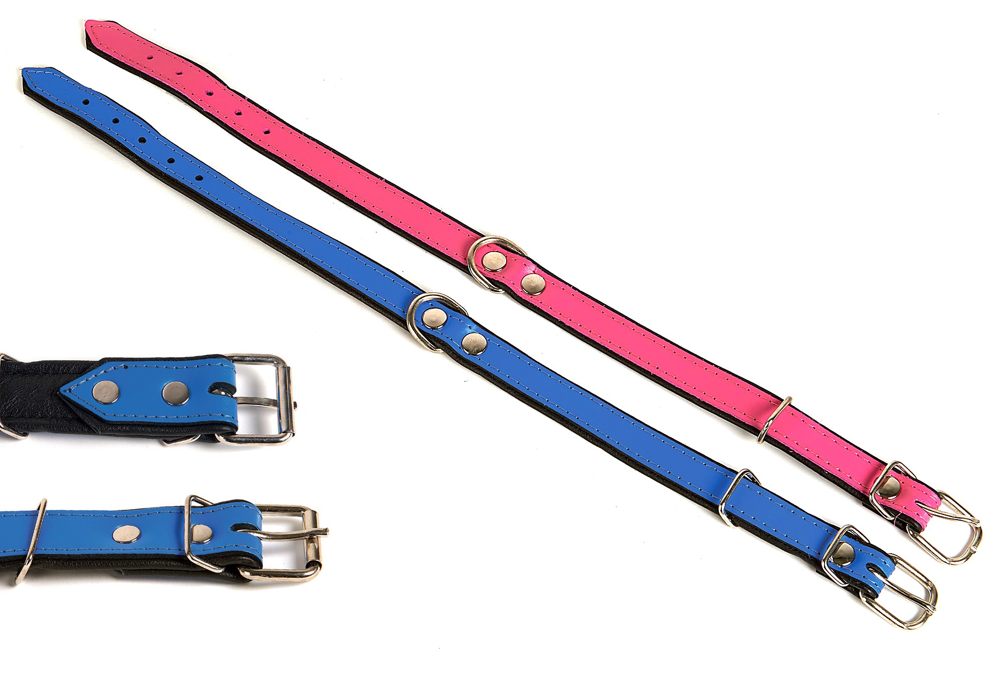 Lederhalsband Luxus 1,2x37 cm
