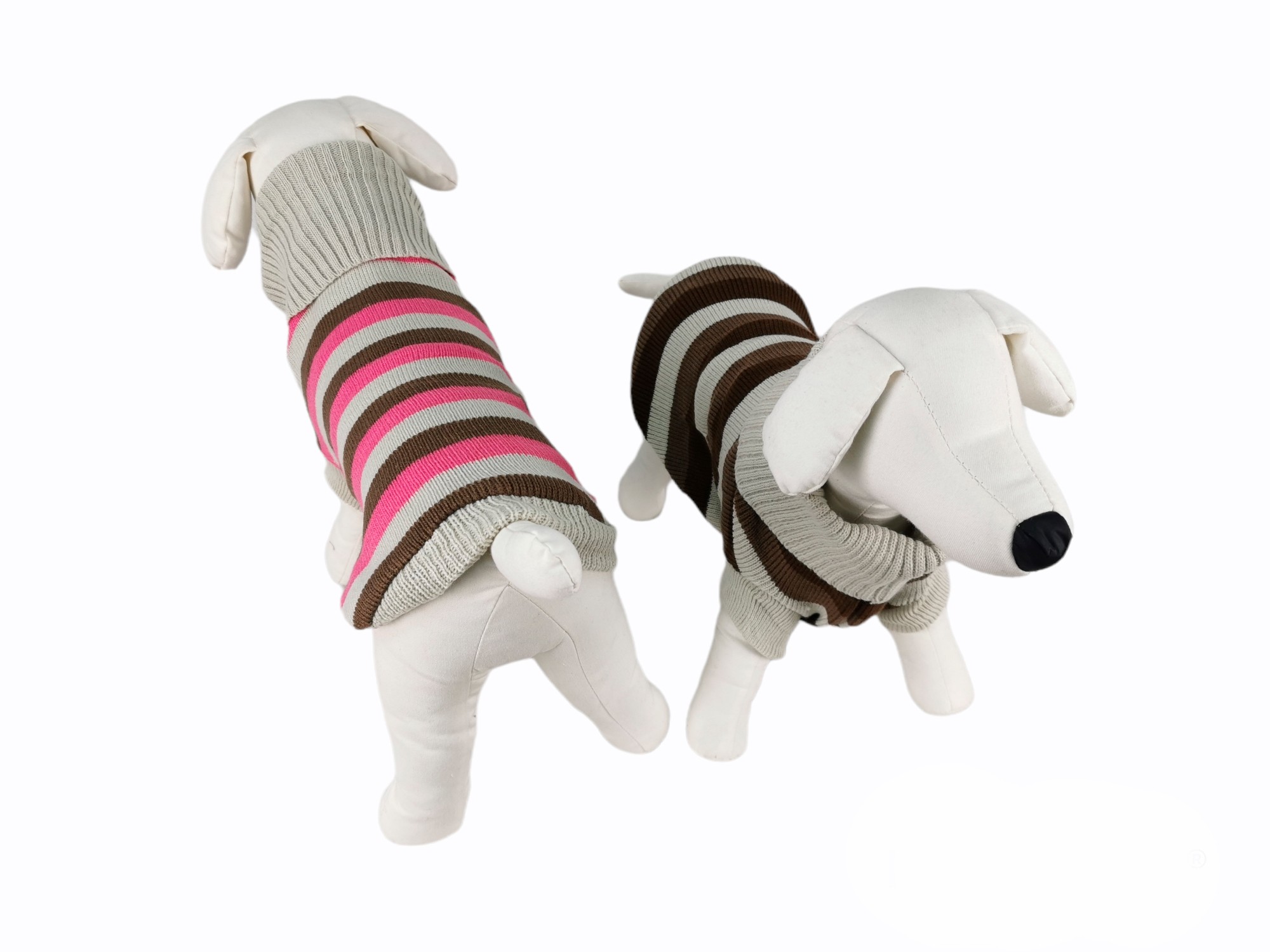 Gestreifter Pullover 45 cm für Tiere