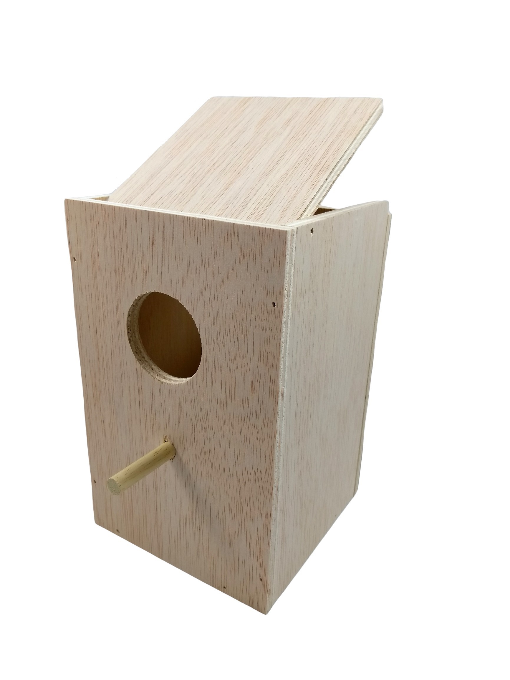 Vertikales Holz-Nest für Agaporniden 14x14x22 cm — Foto 2
