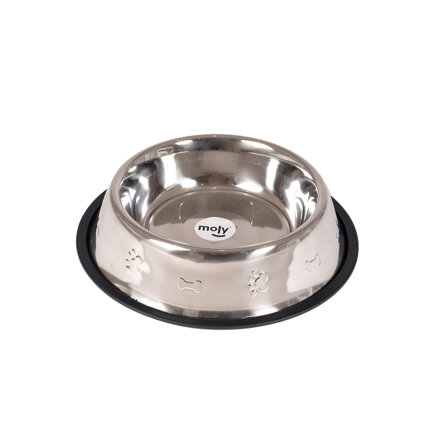Rutschfeste Edelstahlschale 18 cm 0,90L